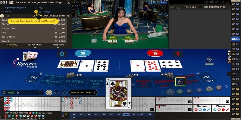 Cập nhật tuyệt chiêu đánh Baccarat